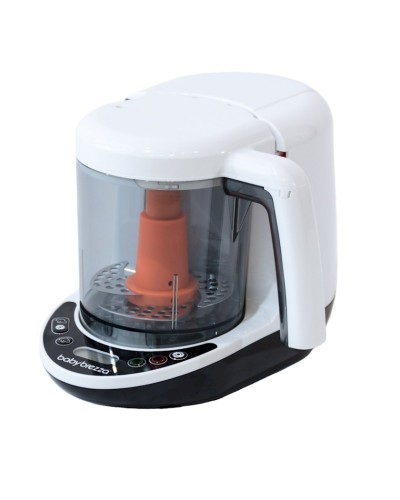 Buxarlı bişirici-blender Baby Brezza Food Maker Deluxe, plastik, ağ/qara