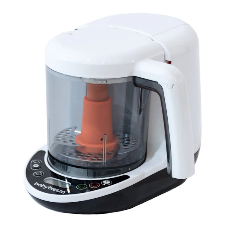 Пароварка-блендер Baby Brezza Food Maker Deluxe, пластик, белый/черный