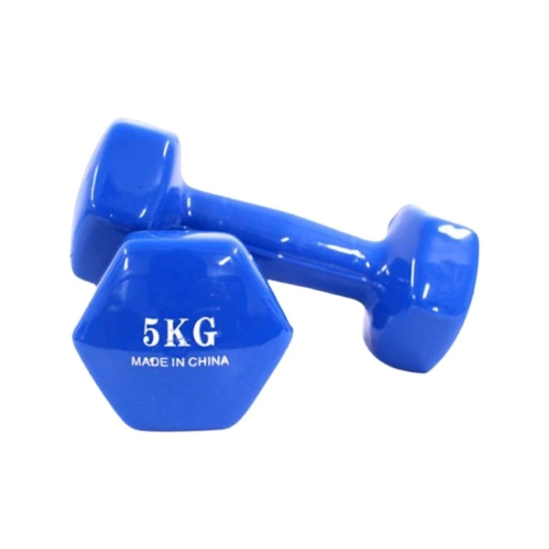 Гантели для фитнеса Sweat цельные (неразборные) 2 штуки по 5 кг Гантели для фитнеса Sweat цельные (неразборные) 2 штуки по 5 кг