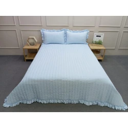 Örtüklü dəst Pima Cotton SHA-00007321 örtük 230x250 sm, yastıq uzləri 2 əd x 50x70 sm