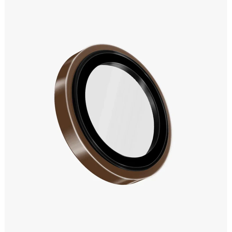 Apple iPhone 16 Pro/16 Pro Max üçün Uniq Optix Prime Sapphire kamera qoruyucu plyonka, Qızılı