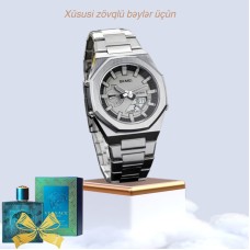 Hədiyyə dəsti Jsnsh_309 (Kişi qol saatı Skmei + Versace Eros ətir suyu 100 ml)