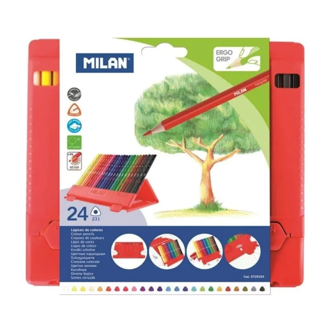 Набор карандашей Milan 0729324, 24 шт Набор карандашей Milan 0729324, 24 шт