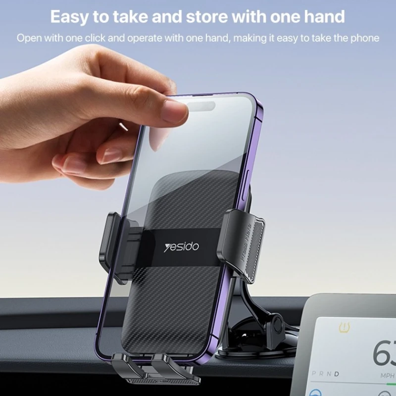 Telefon üçün avtomobil tutacağı Yesido C175 for 4.7