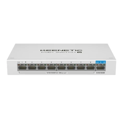 Коммутатор Keenetic PoE+Switch9 (KN-4710) Коммутатор Keenetic PoE+Switch9 (KN-4710)