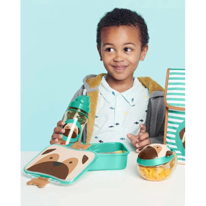 Контейнер для еды Zoo 'Pug', зеленый, 3+ лет Контейнер для еды Zoo 'Pug', зеленый, 3+ лет