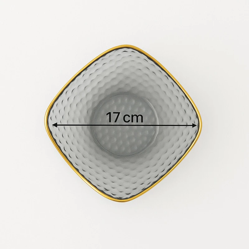 Салатница Home Depo HOME0116, 17 см, серая Салатница Home Depo HOME0116, 17 см, серая