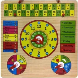 Çoxfunksiyalı öyrədici lövhə, 3 yaşdan, 30x30 sm, rəngbərəng