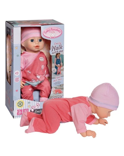 Pups Zapf Creation Baby Annabell - Emily walk with me, 43 sm, 3+ yaş