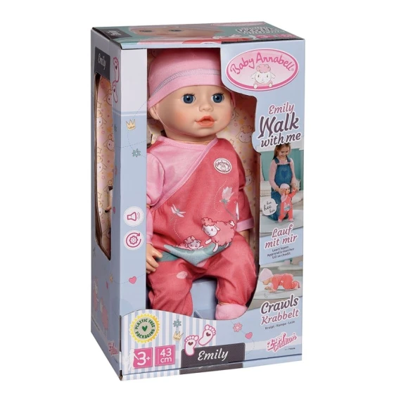Пупс Zapf Creation Baby Annabell - Emily walk with me, 43 см, 3+ лет