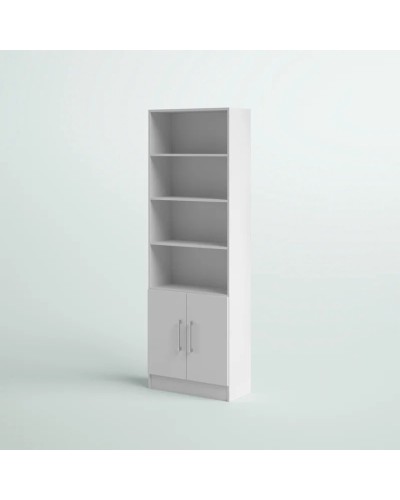 Kitab dolabı Art Mebel Art-60-2, LDSP, ağ, 50x60x210 sm