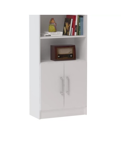 Kitab dolabı Art Mebel Art-60-2, LDSP, ağ, 50x60x210 sm