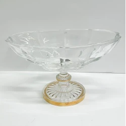 Конфетница Ferrmont 3021, 36x19 см, прозрачная Конфетница Ferrmont 3021, 36x19 см, прозрачная