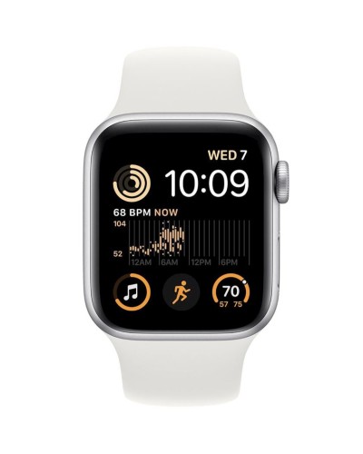 Smart saat Apple Watch SE 2022 GPS 40mm Silver Aluminium Case with White Sport Band Regular (MNJV3RB/A)