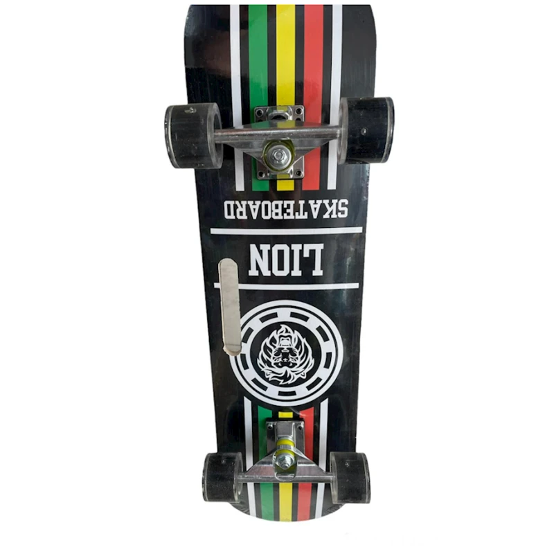 Скейтборд детский с ручкой 3108-1TX, черный Скейтборд детский с ручкой 3108-1TX, черный