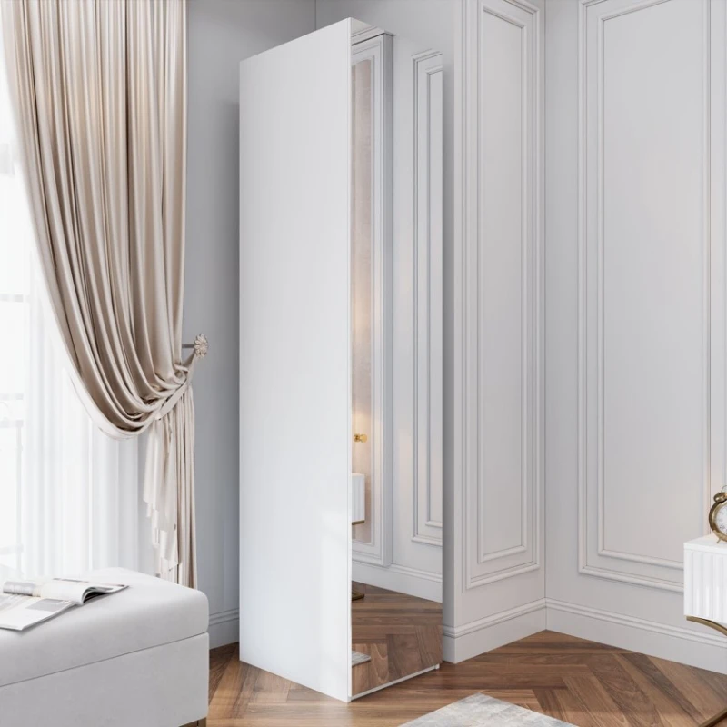 Şkaf Art Mebel 3, 210x50x45 sm, laminat, ağ