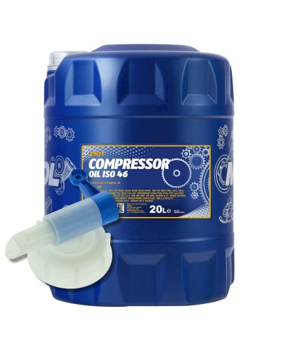 Kompressor yağı Mannol Oil ISO 46, 20 L