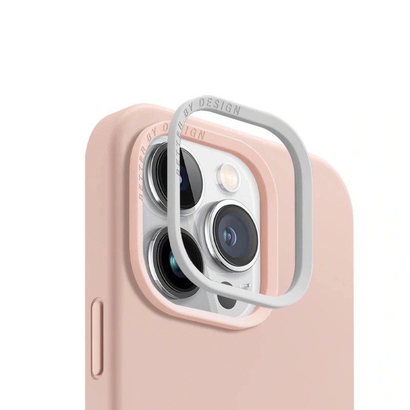 Çexol Uniq Lino Hue MagSafe Apple iPhone 15 Pro Max üçün Pink - 8886463685778