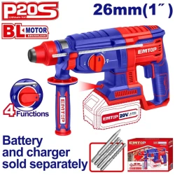 Перфоратор Emtop ELRH20228, 2-26, 20V Перфоратор Emtop ELRH20228, 2-26, 20V