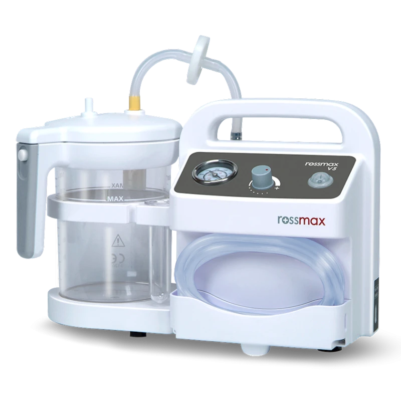 Аспиратор Rossmax V5, 600 mmHg вакуум, скорость потока 30 л/мин Аспиратор Rossmax V5, 600 mmHg вакуум, скорость потока 30 л/мин