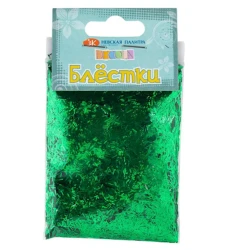 Блестки декоративные Невская палитра, 0.3 мм, 20 г, изумрудный радужный