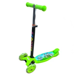Детский самокат BB-524, зеленый