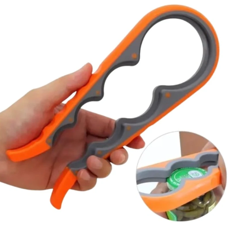 Открывалка для банок K2067, нержавеющая сталь, оранжевый Открывалка для банок K2067, нержавеющая сталь, оранжевый