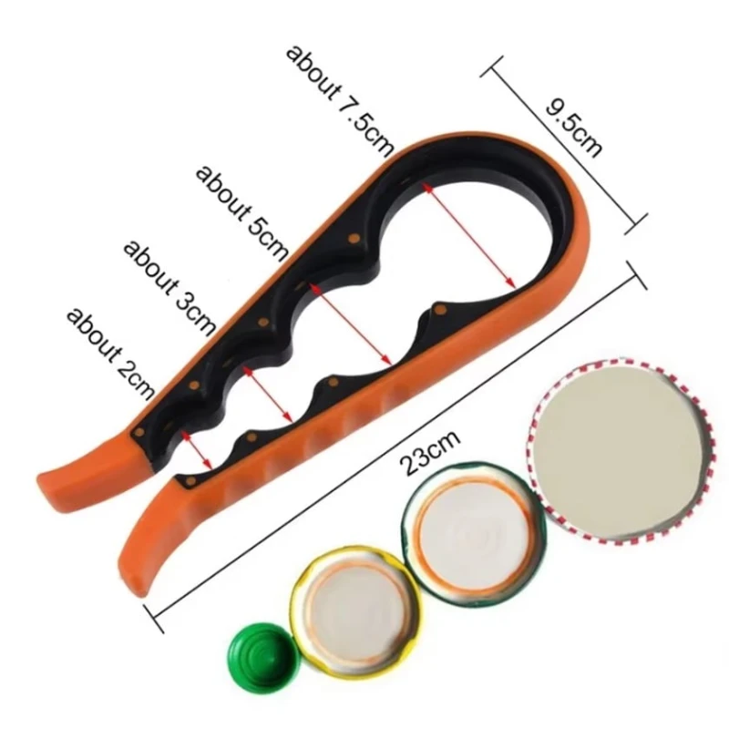 Открывалка для банок K2067, нержавеющая сталь, оранжевый Открывалка для банок K2067, нержавеющая сталь, оранжевый
