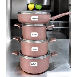 Набор посуды Gallery Home GH-000023, бордовый, 8 шт Набор посуды Gallery Home GH-000023, бордовый, 8 шт