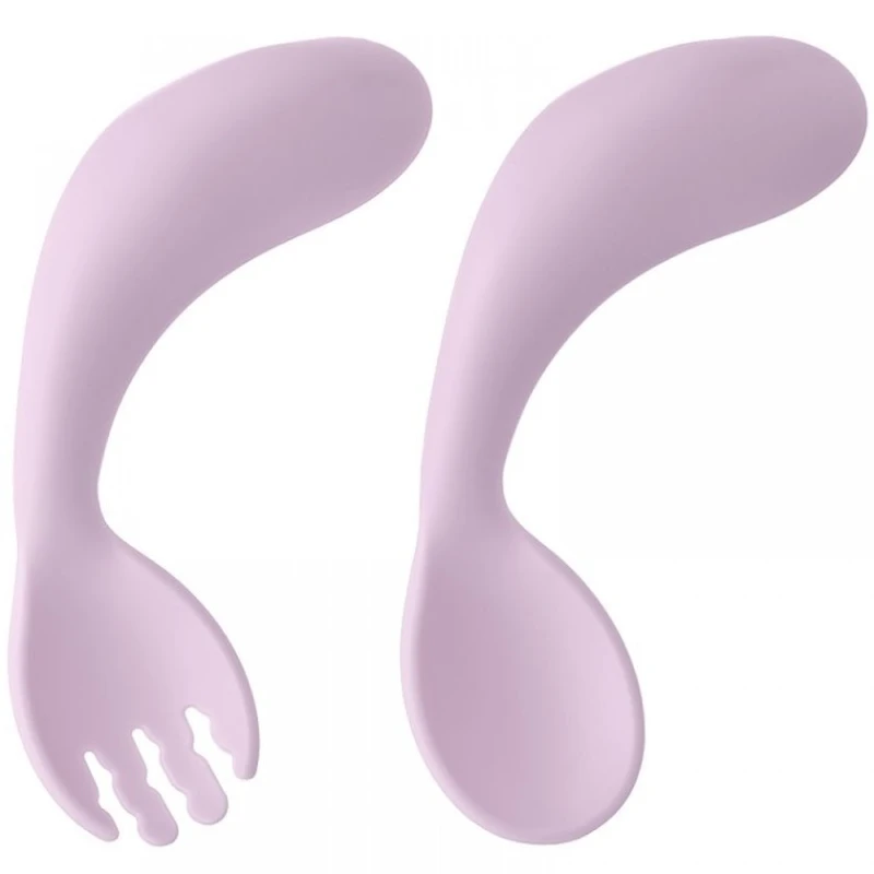 Набор ложка и вилка Roxy Kids RFD-001-V, сиреневый Набор ложка и вилка Roxy Kids RFD-001-V, сиреневый