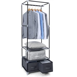 Портативный шкаф KOB169JUT, кремовый, 75x45x175 см Портативный шкаф KOB169JUT, кремовый, 75x45x175 см