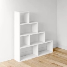 Stellaj Ev Plus, LDSP, ağ, 142x142x28 sm