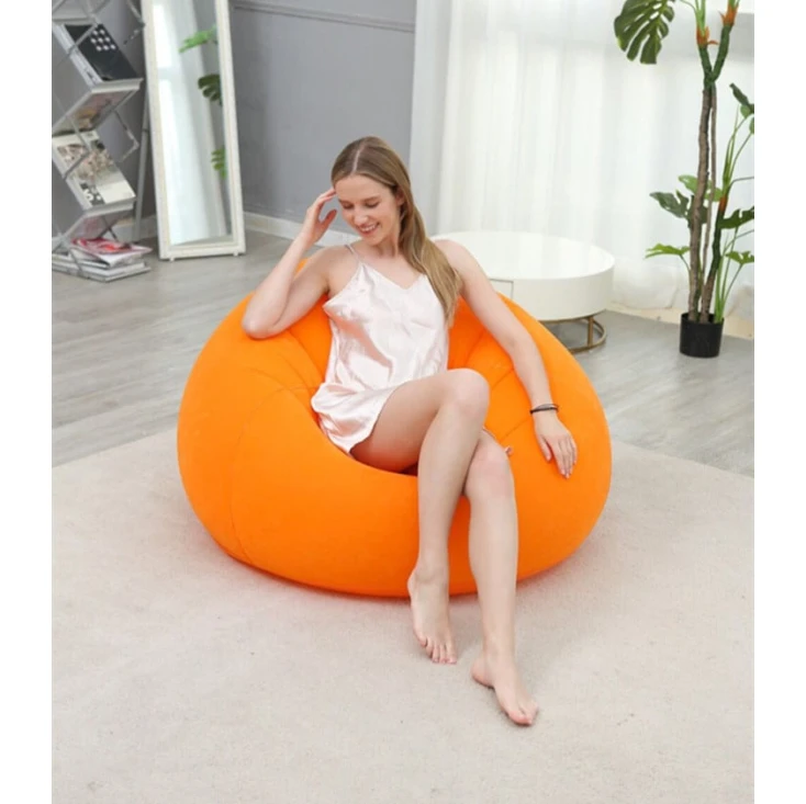 Надувное кресло 6240_msofa17, оранжевое Надувное кресло 6240_msofa17, оранжевое
