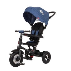 Üçtəkərli uşaq velosipedi Qplay Rito Rubber S380-10 Göy