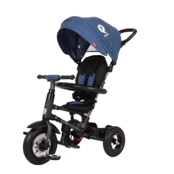 Детский трехколесный велосипед Qplay Rito Rubber S380-10 Синий