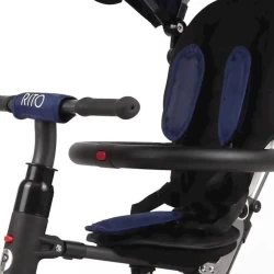 Детский трехколесный велосипед Qplay Rito Rubber S380-10 Синий