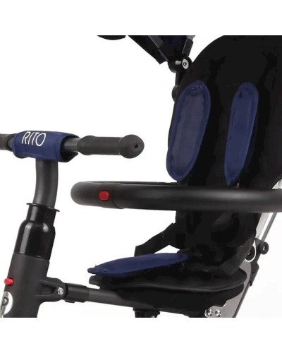 Üçtəkərli uşaq velosipedi Qplay Rito Rubber S380-10 Göy