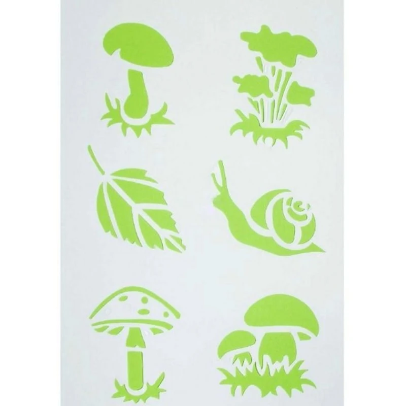 Трафарет Невская палитра Сонет Грибы и улитка, пластиковый, 22х31 см Трафарет Невская палитра Сонет Грибы и улитка, пластиковый, 22х31 см