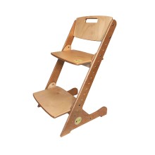 Böyüyən oturacaq uşaqlar üçün Maksim WoodShop MW01CHNA, qəhvəyi
