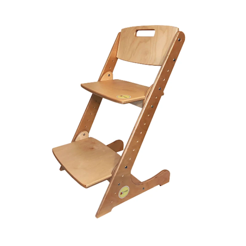 Растущий стул для детей Maksim WoodShop MW01CHNA, коричневый