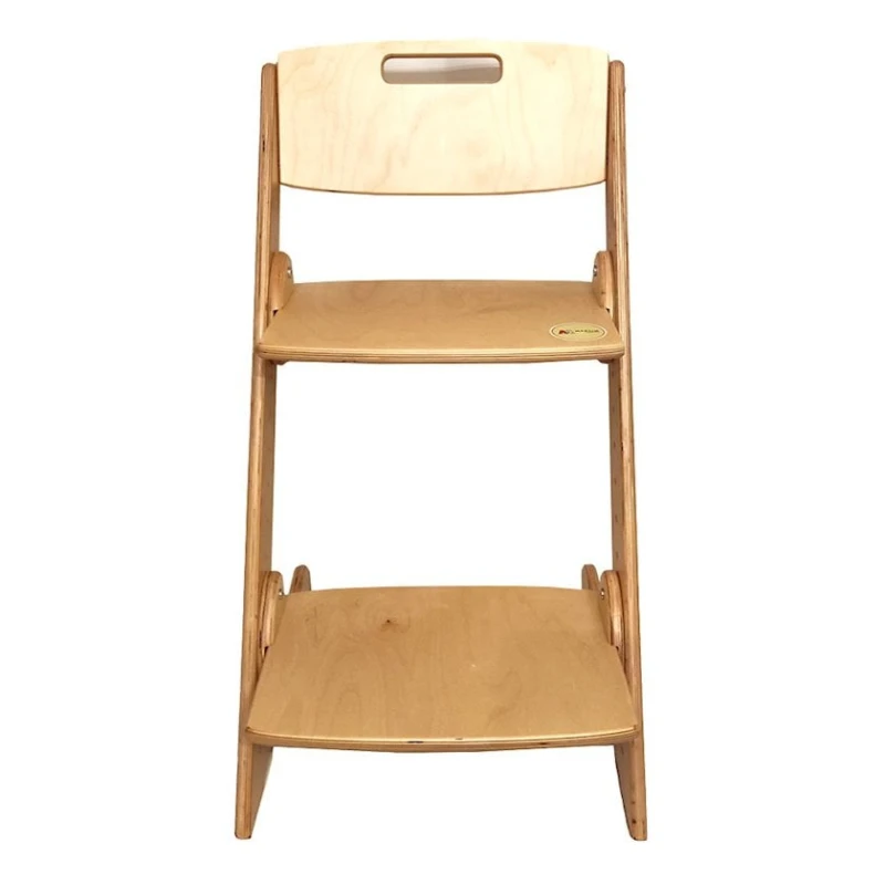 Растущий стул для детей Maksim WoodShop MW01CHNA, коричневый