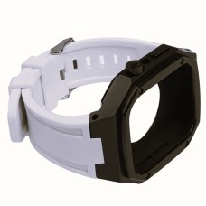 Qayış və çexol SW717 Apple Watch 44/45mm üçün White/Black