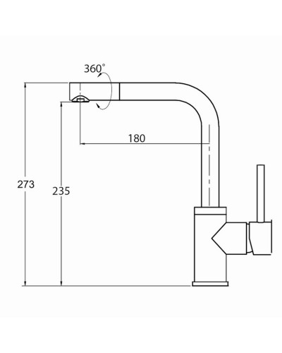 Qarışdırıcı Aquasanita Forte 5553-G