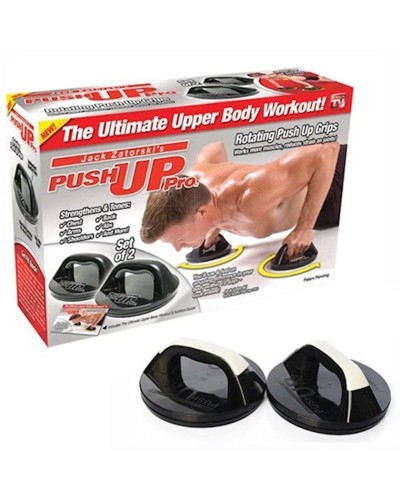 Jim üçün dayaqlar Push Up Pro, qara