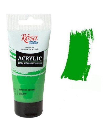 Akril boya Rosa Studio 414 açıq yaşıl, 75 ml