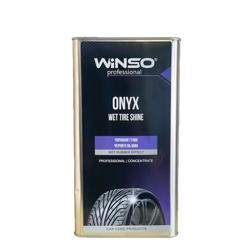 Чернитель шин Winso Onyx Wet Tire Shine 880890 с эффектом влажной резины, 5 л