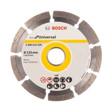 Almaz disk Bosch ECO Universal 2608615028, seqmentli, 125x22.23 mm