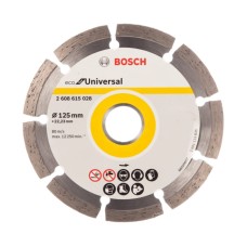 Almaz disk Bosch ECO Universal 2608615028, seqmentli, 125x22.23 mm