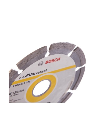 Almaz disk Bosch ECO Universal 2608615028, seqmentli, 125x22.23 mm