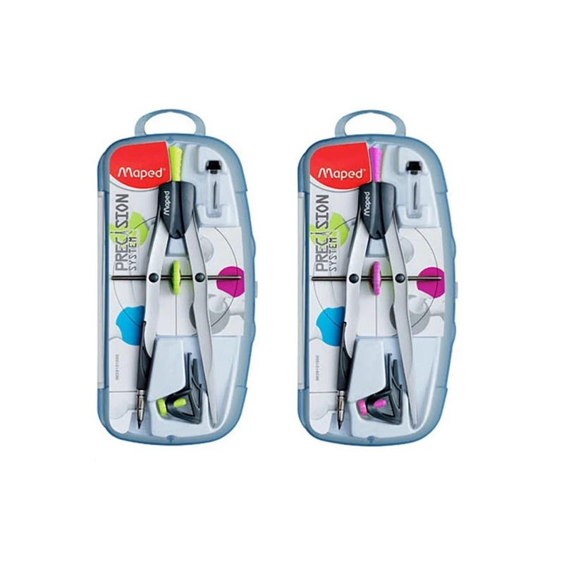 Циркуль Maped Triple System Precision со стержнем и фиксатором, товар в ассортименте Циркуль Maped Triple System Precision со стержнем и фиксатором, товар в ассортименте